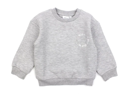Name It grey melange sweatshirt loose fit